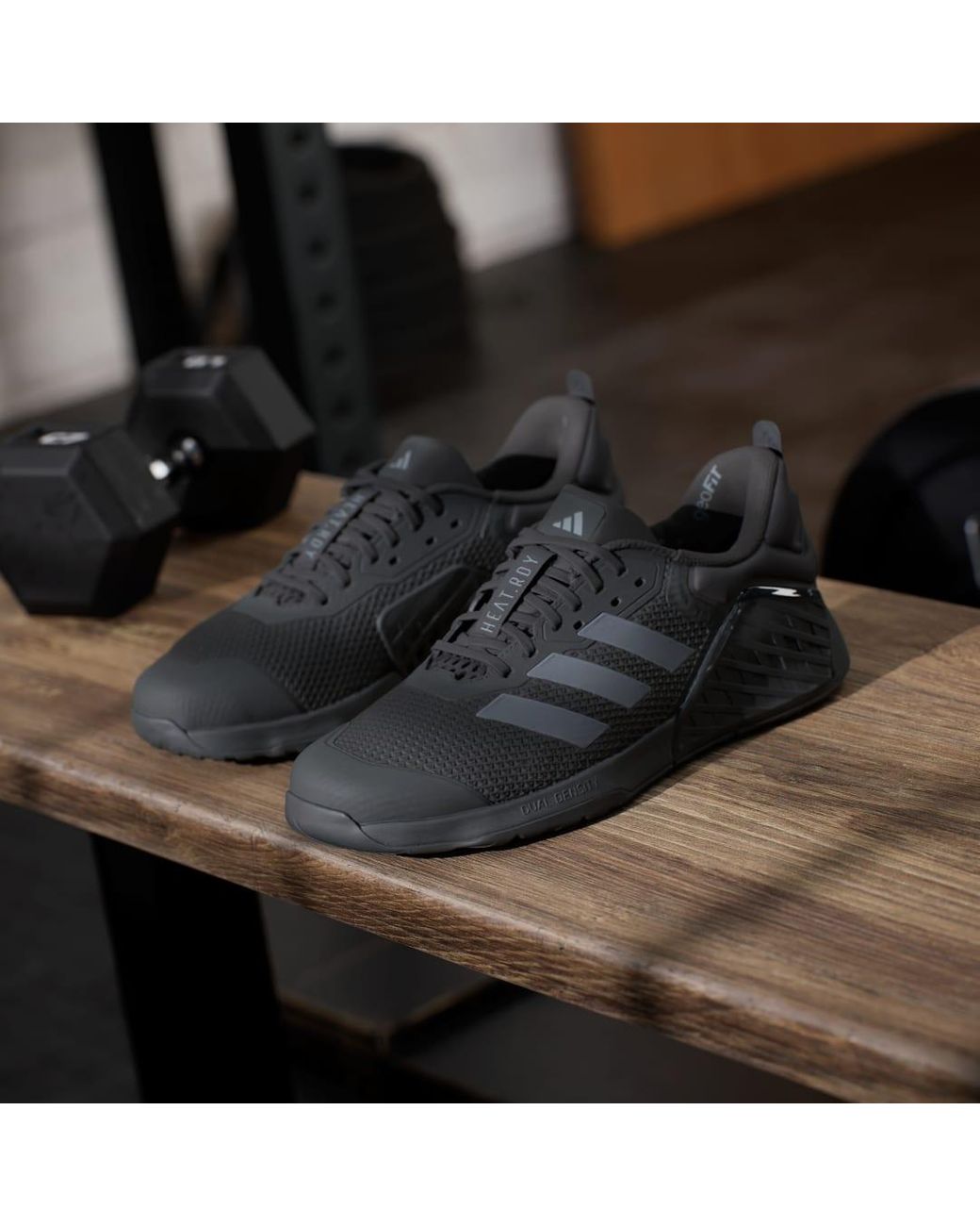 Adidas Black Dropset 3 Training Shoes