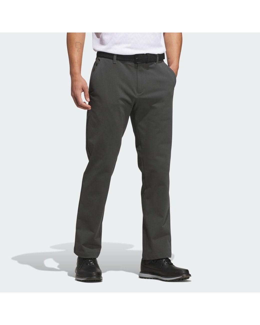 Adidas Gray Ultimate365+ Twistknit Climawarm Regular Straight Fit Pant for men