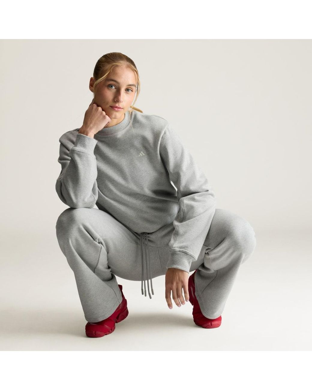 Adidas Gray By Stella Mccartney Regular Sweatshirt