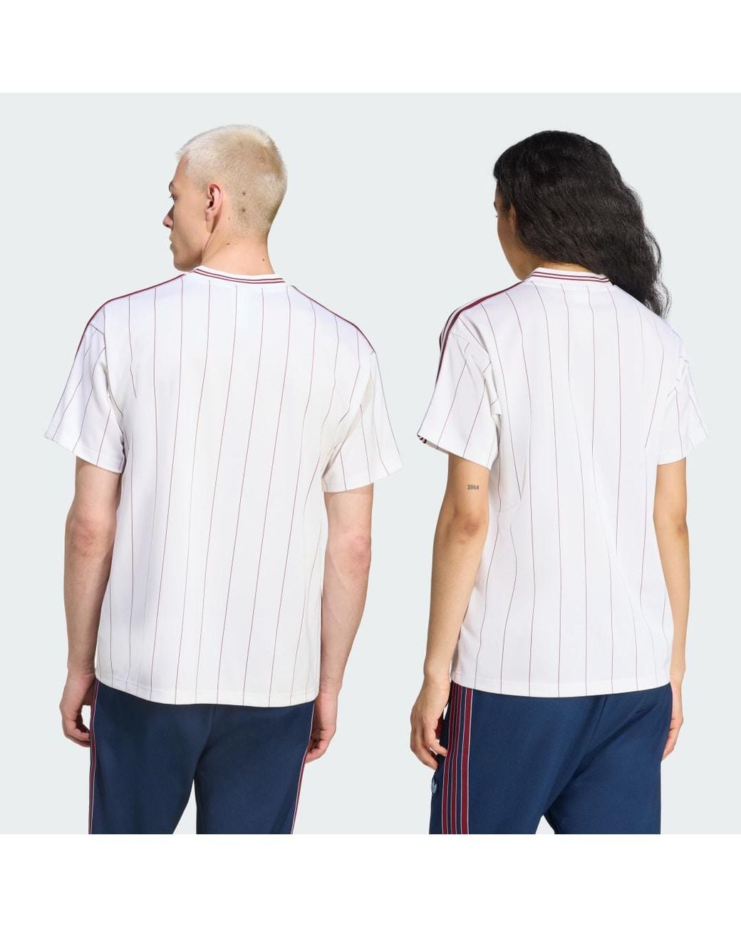 adidas Aston Villa Fc Terrace Icons Jersey in White | Lyst UK