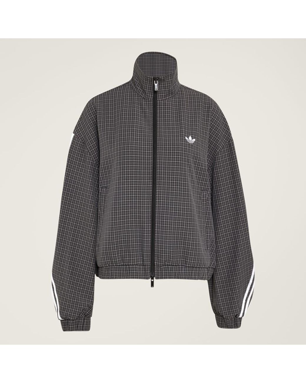 Adidas Black Checks Track Top