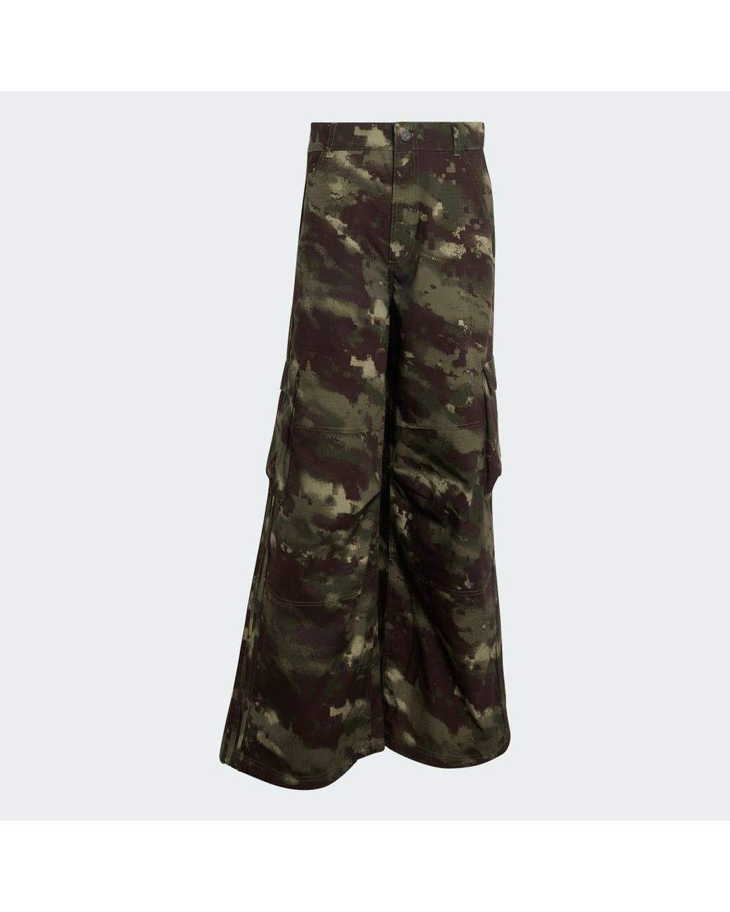 Adidas Green Camo Pants for men