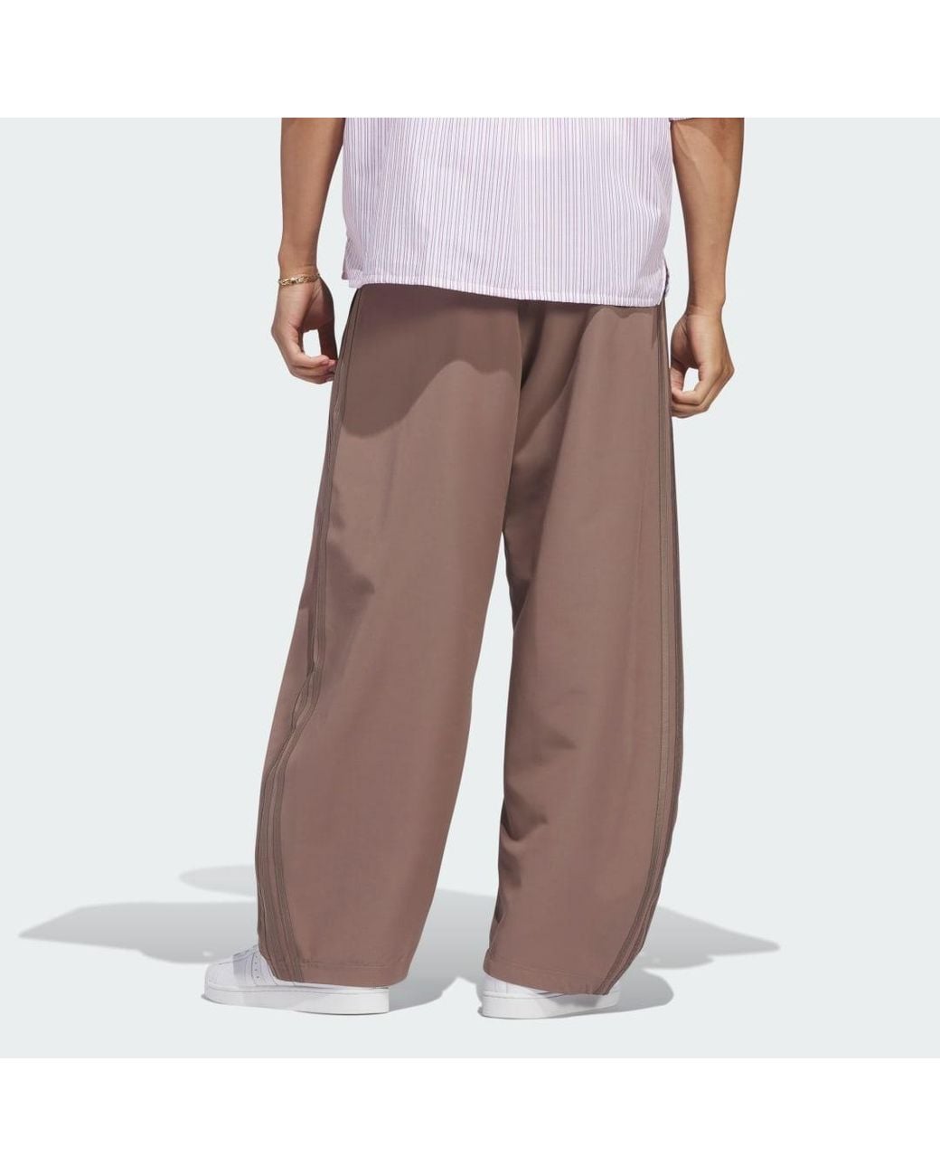 Adidas Originals Gray Originals Woven Barrel Pant for men