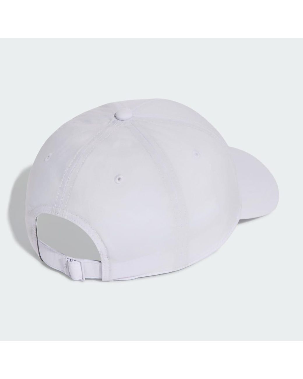 Adidas White New Logo Embroidered Baseball Cap