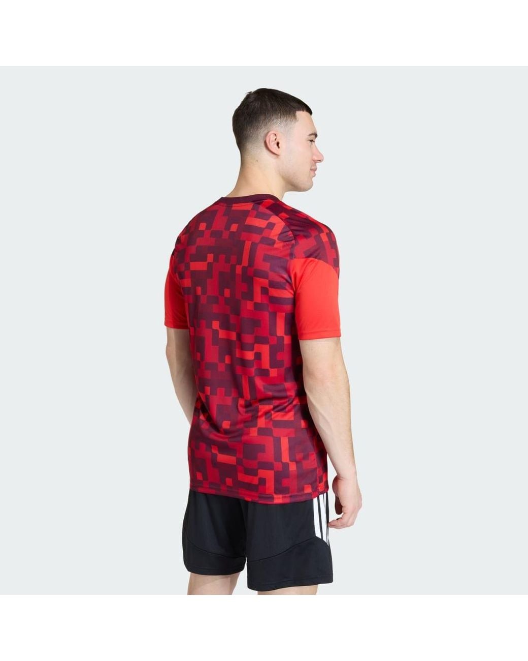 Adidas Red 26 Pre Match Jersey for men