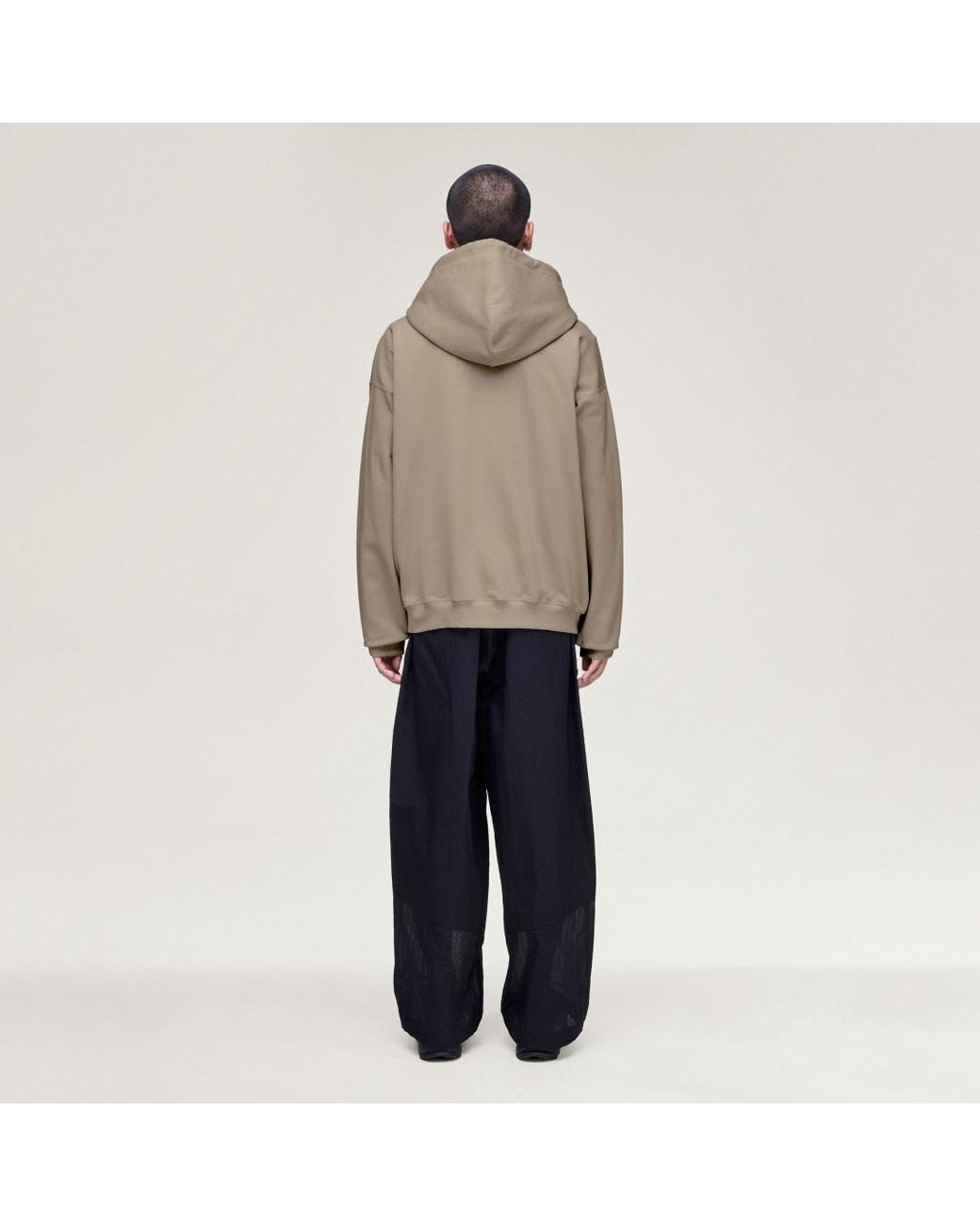 Adidas Natural Y-3 Brushed Terry Zip Hoodie