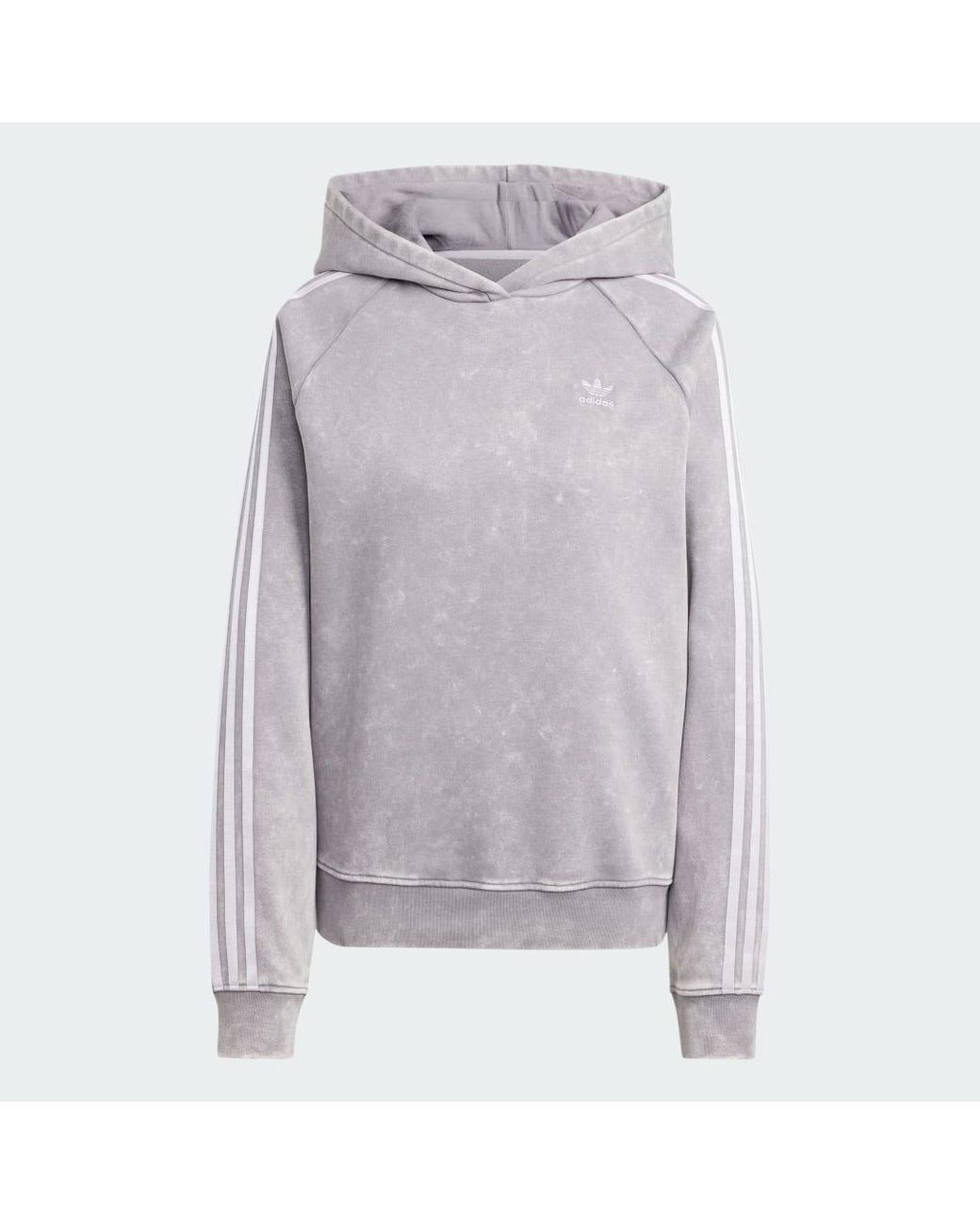 Adidas Gray Washed Boyfriend Fit Hoodie