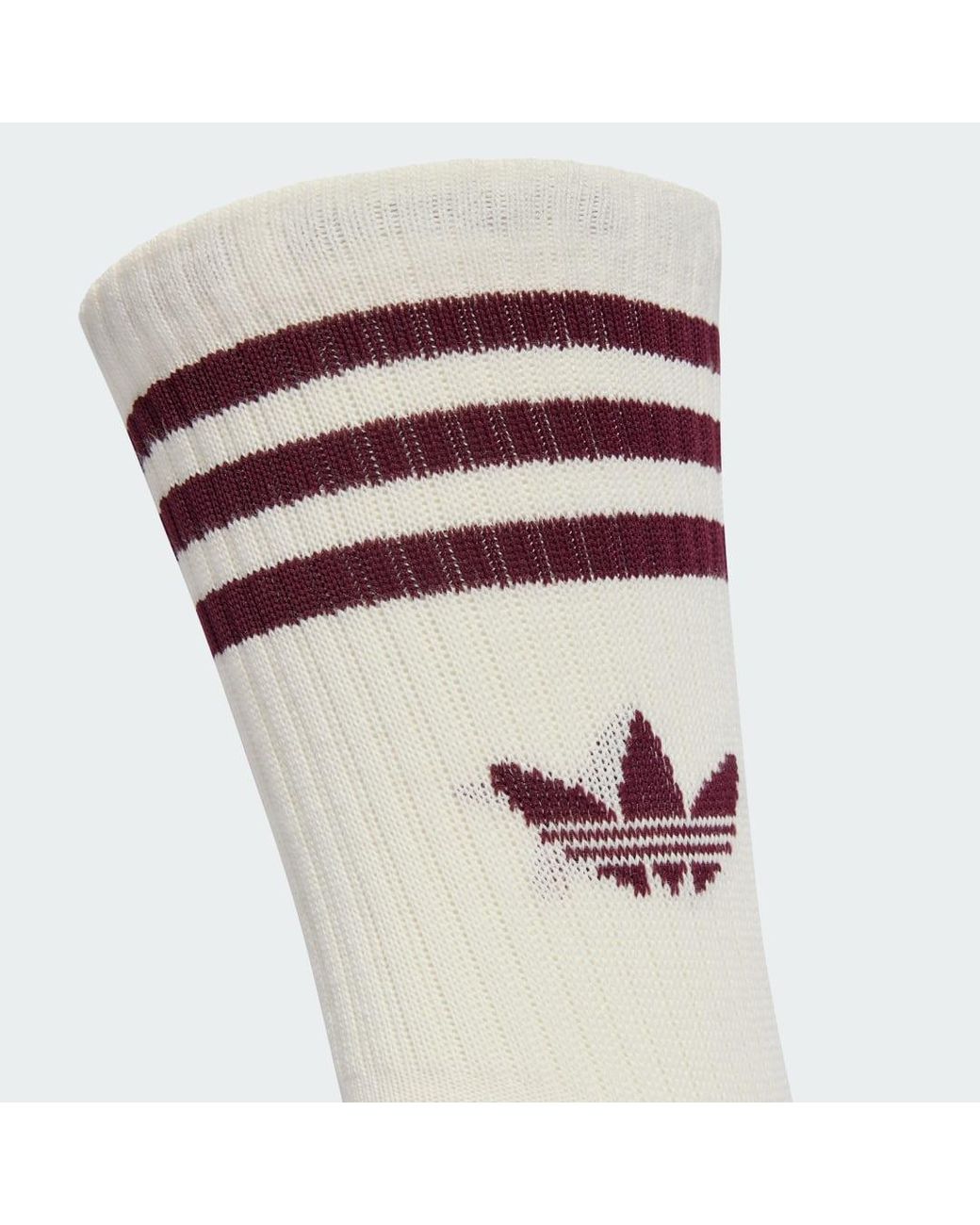 Adidas Multicolor 3-Stripes Crew Socks 3 Pairs