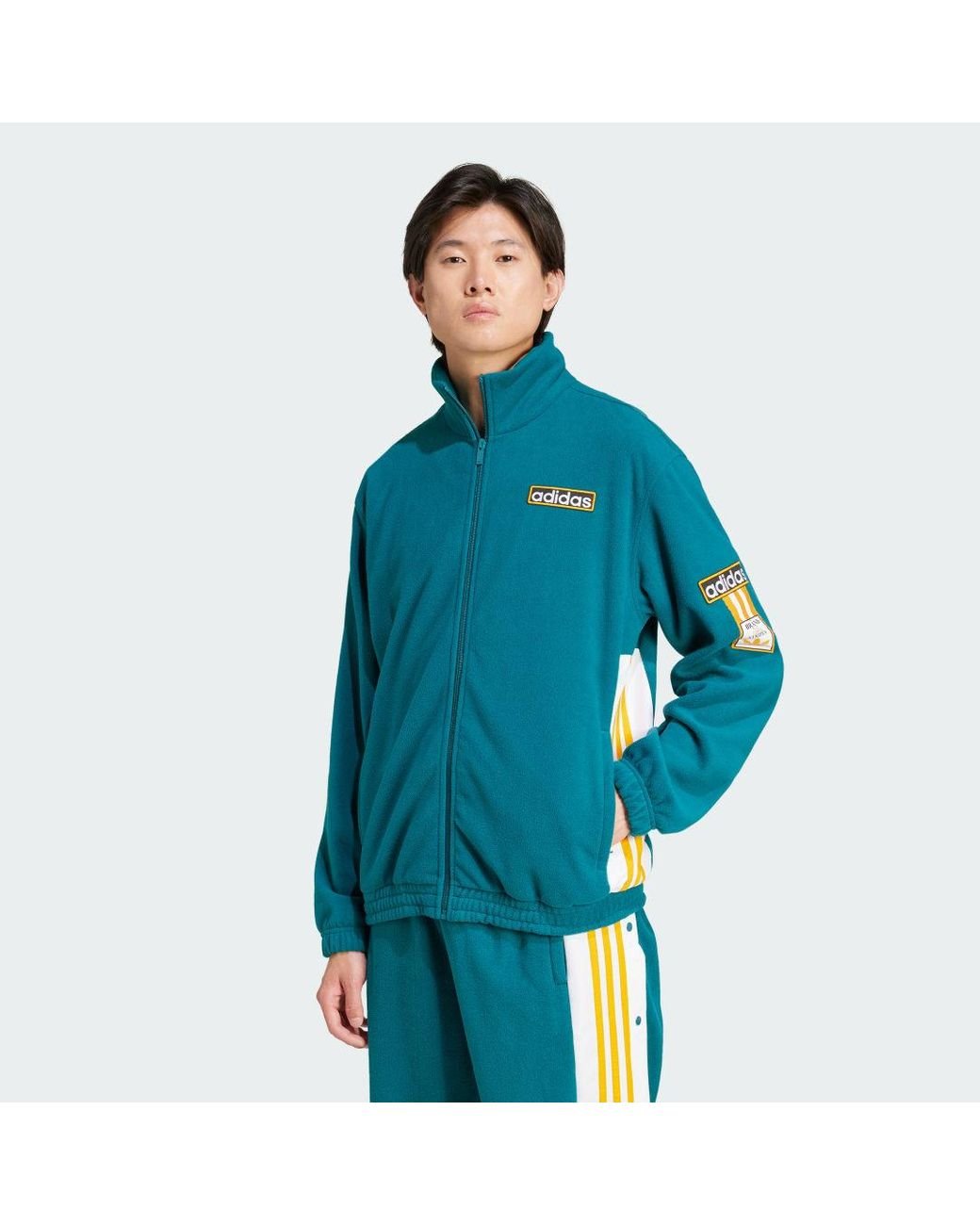 Chaqueta Adibreak Polar Fleece adidas de hombre de color Azul Lyst