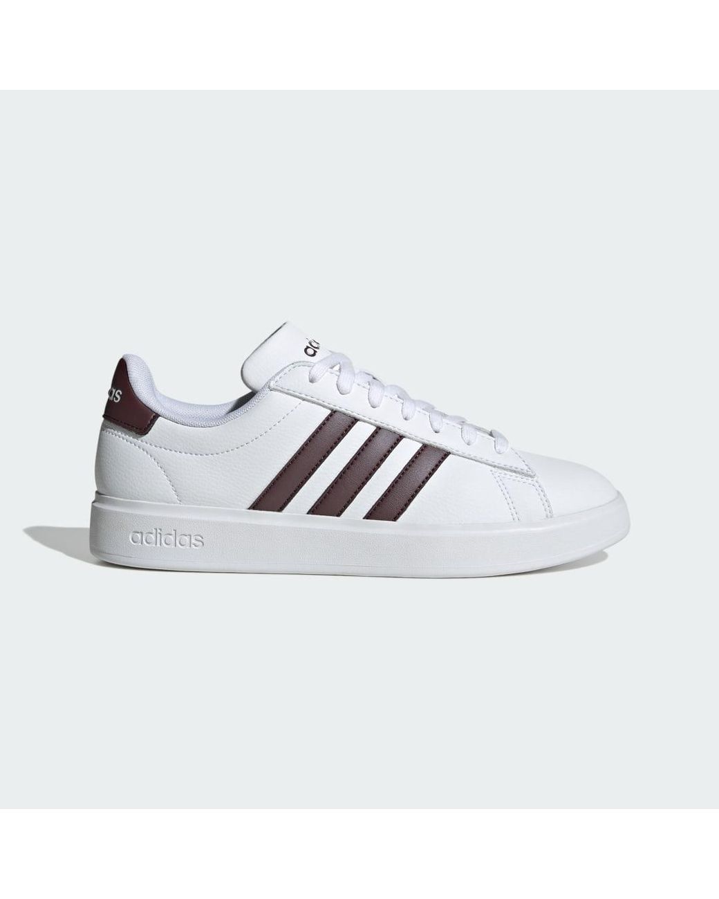 Adidas White Grand Court Cloudfoam Comfort Trainers Size 3.5