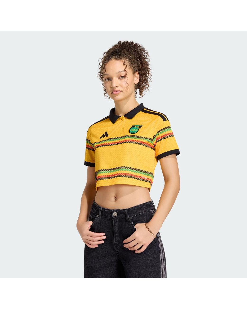 Adidas Yellow Jamaica Jerseys/Replicas