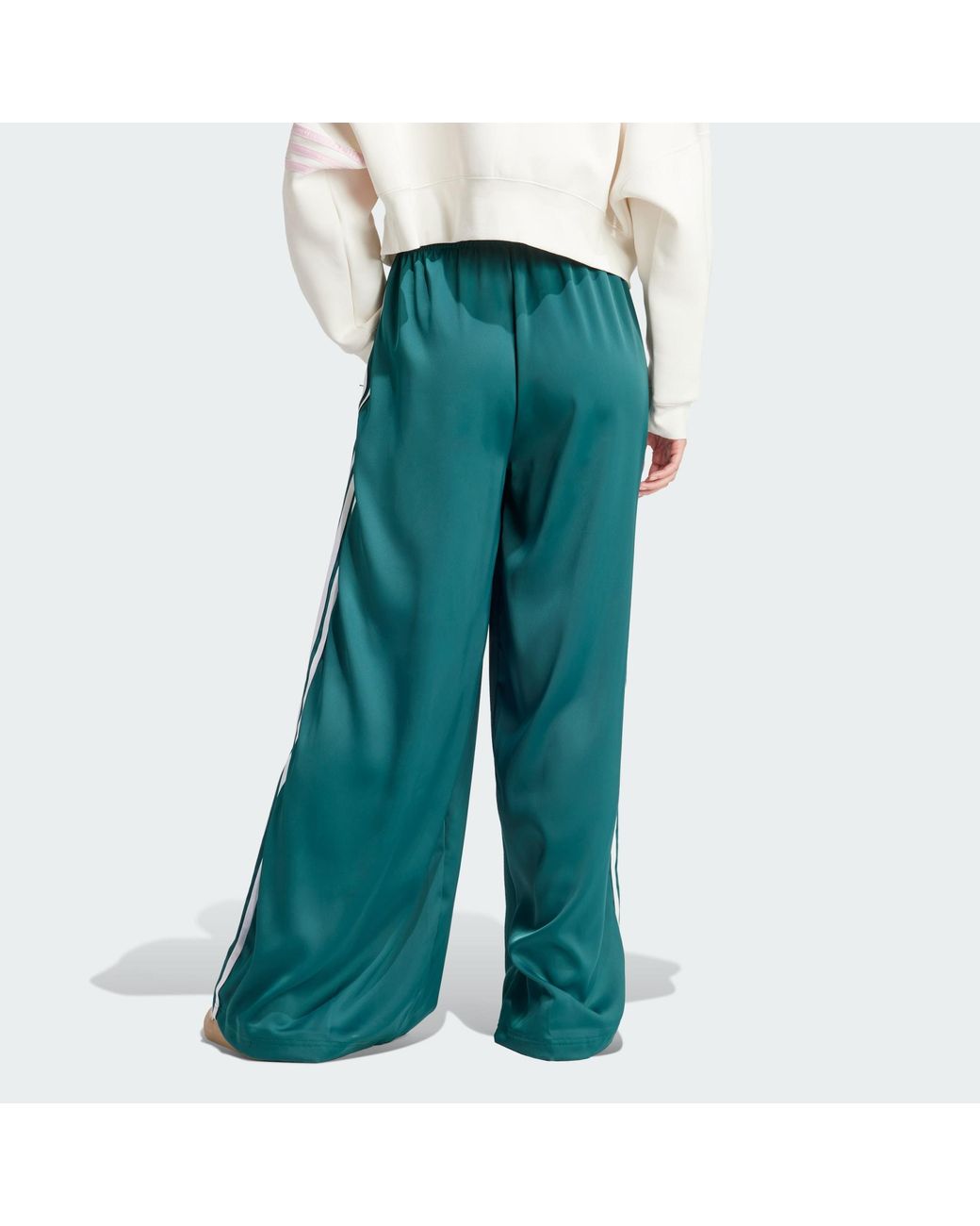 adidas satin joggers