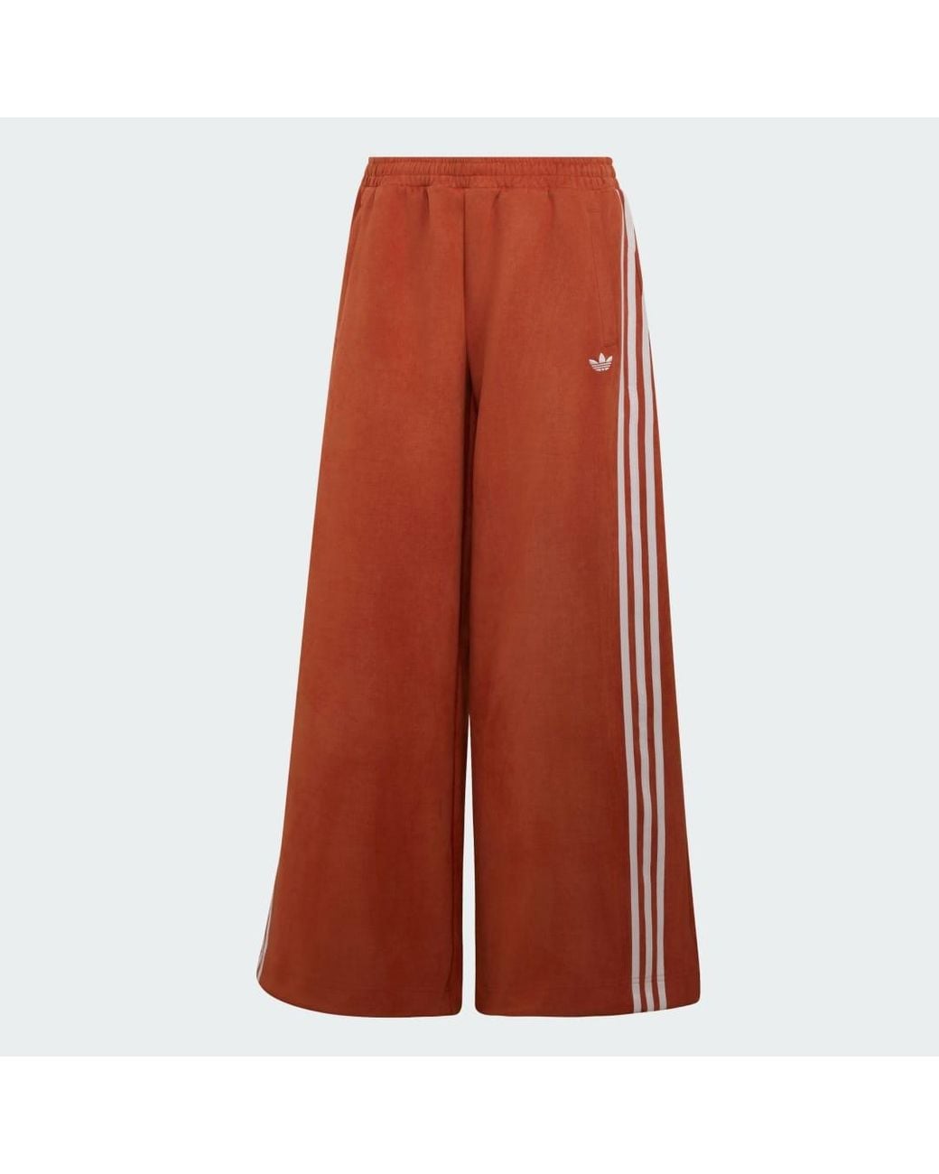Adidas Orange Adilenium Season 6 Faux Suede Track Pant