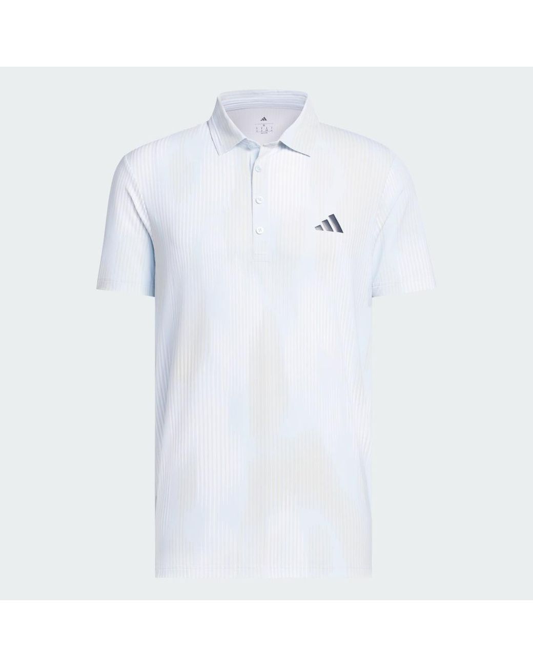 Adidas White Ultimate365 Tour Cool Feel Print Polo Shirt for men
