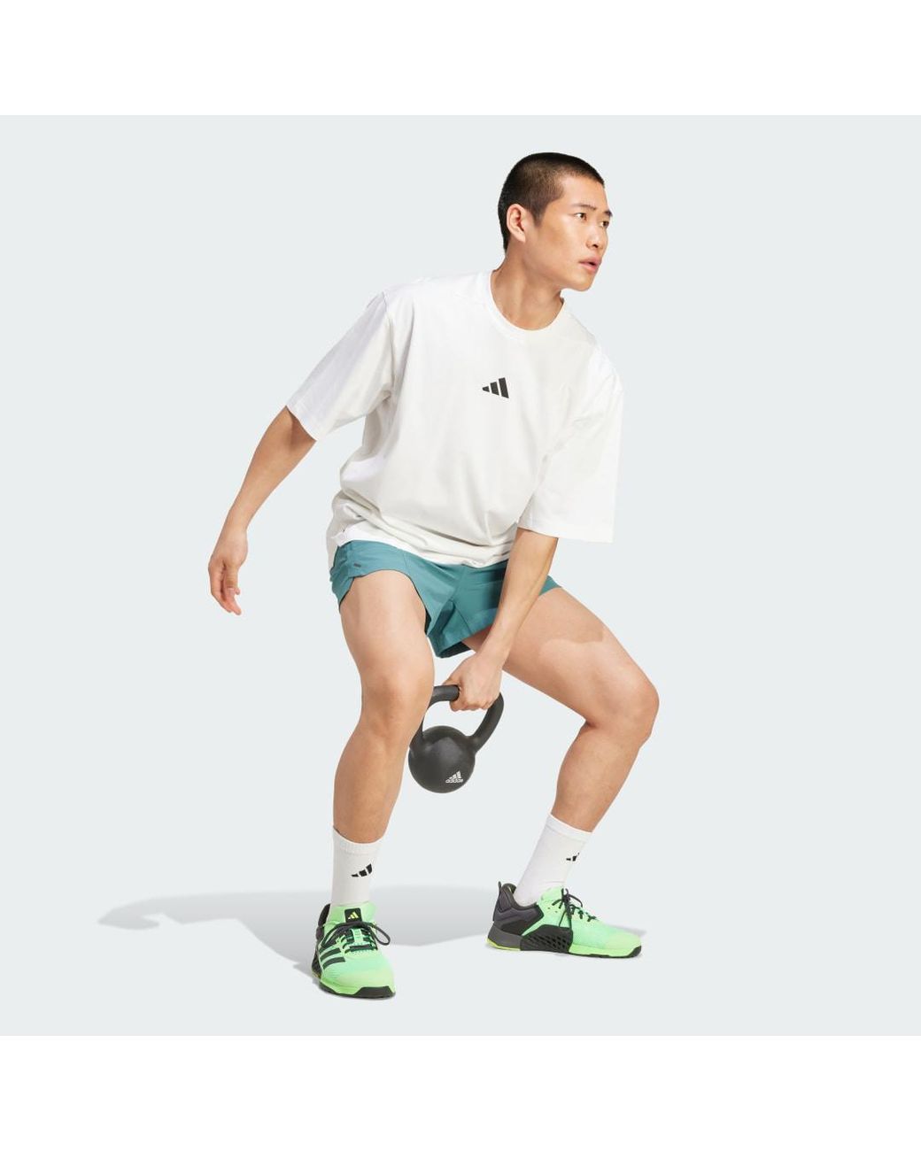 Adidas Blue Primelift Short for men
