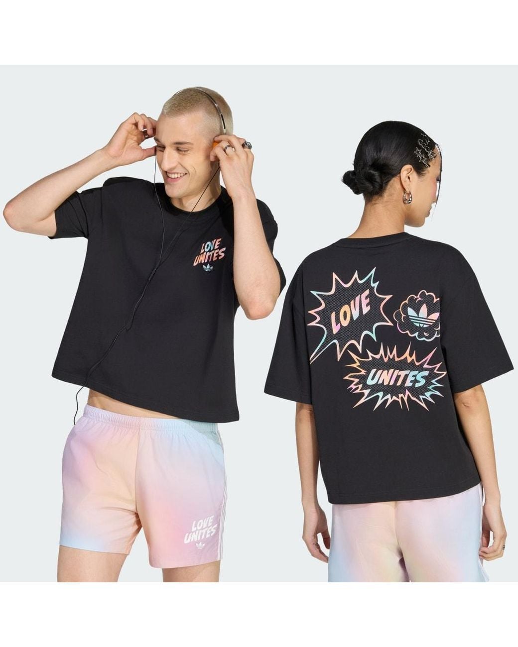 Adidas Blue Love Unites Gfx T-Shirt