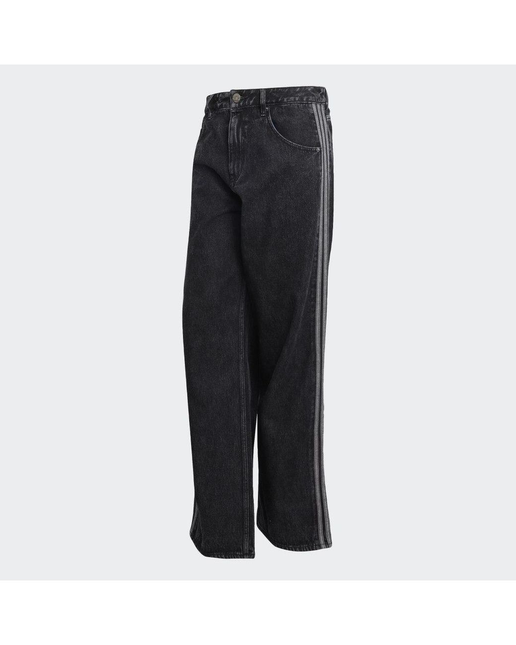 Adidas Blue Firebird Adicolor Denim Pants for men