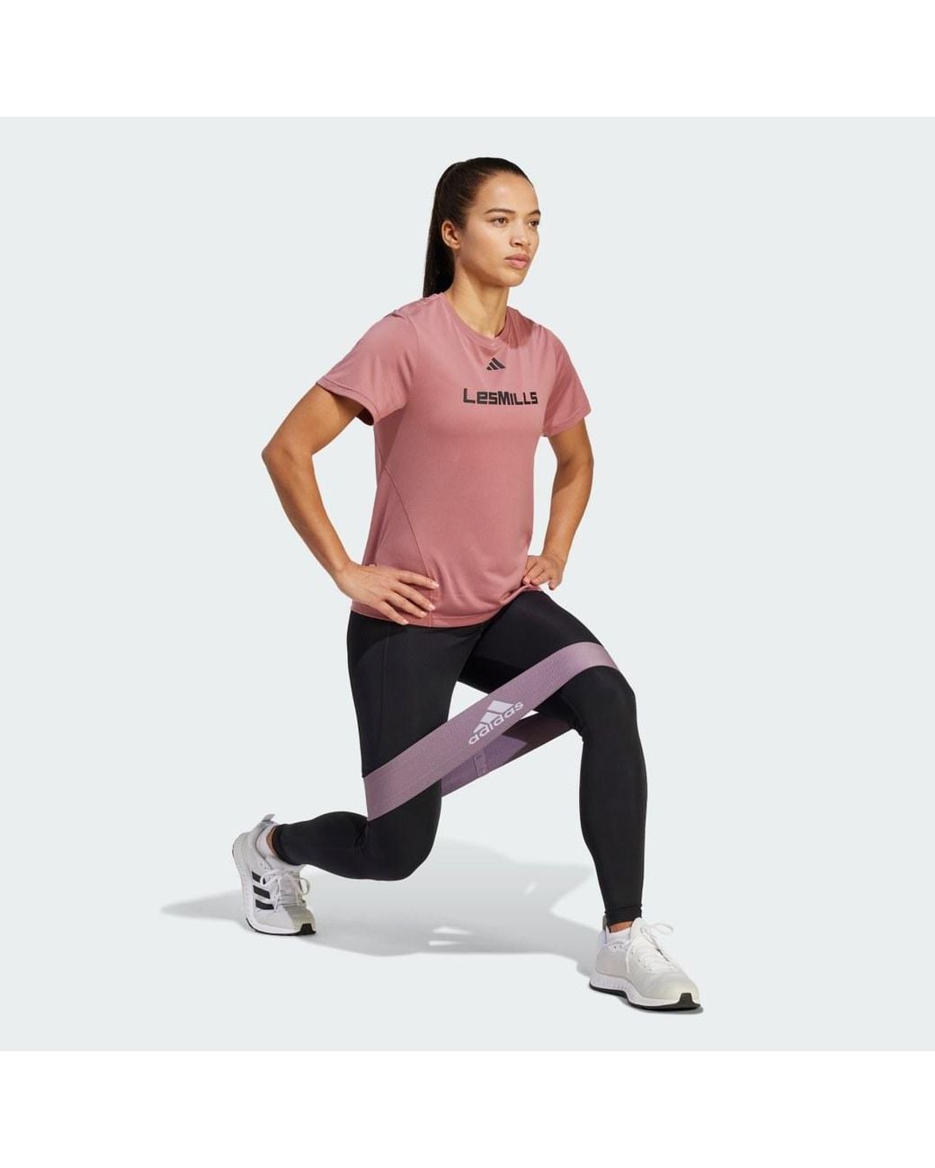 Adidas Originals Red Les Mills Graphic Tee