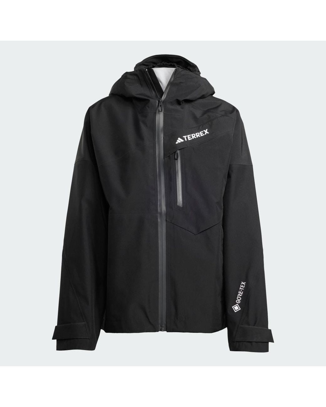 Adidas Black Terrex Techrock 3L Gore-Tex Performance Jacket