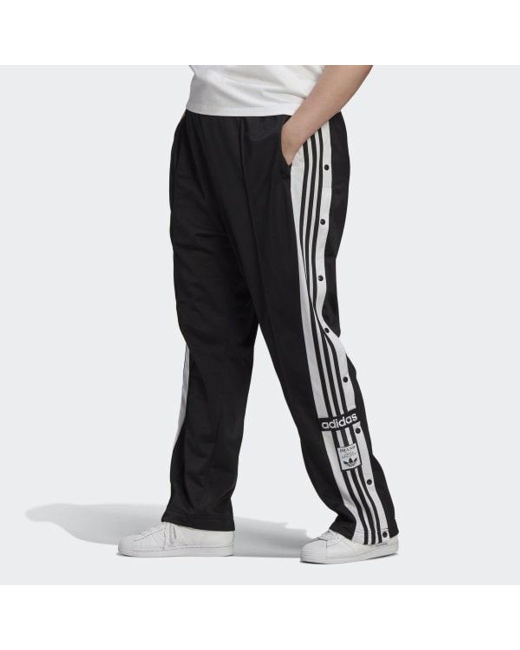adidas Synthetic Adicolor Classics Adibreak Track Pants (plus Size) in  Black - Lyst