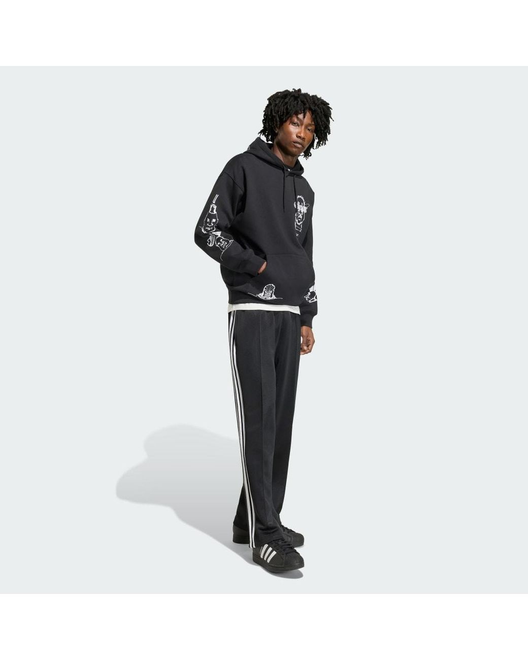 Adidas Black Peter Moore Hoodie for men