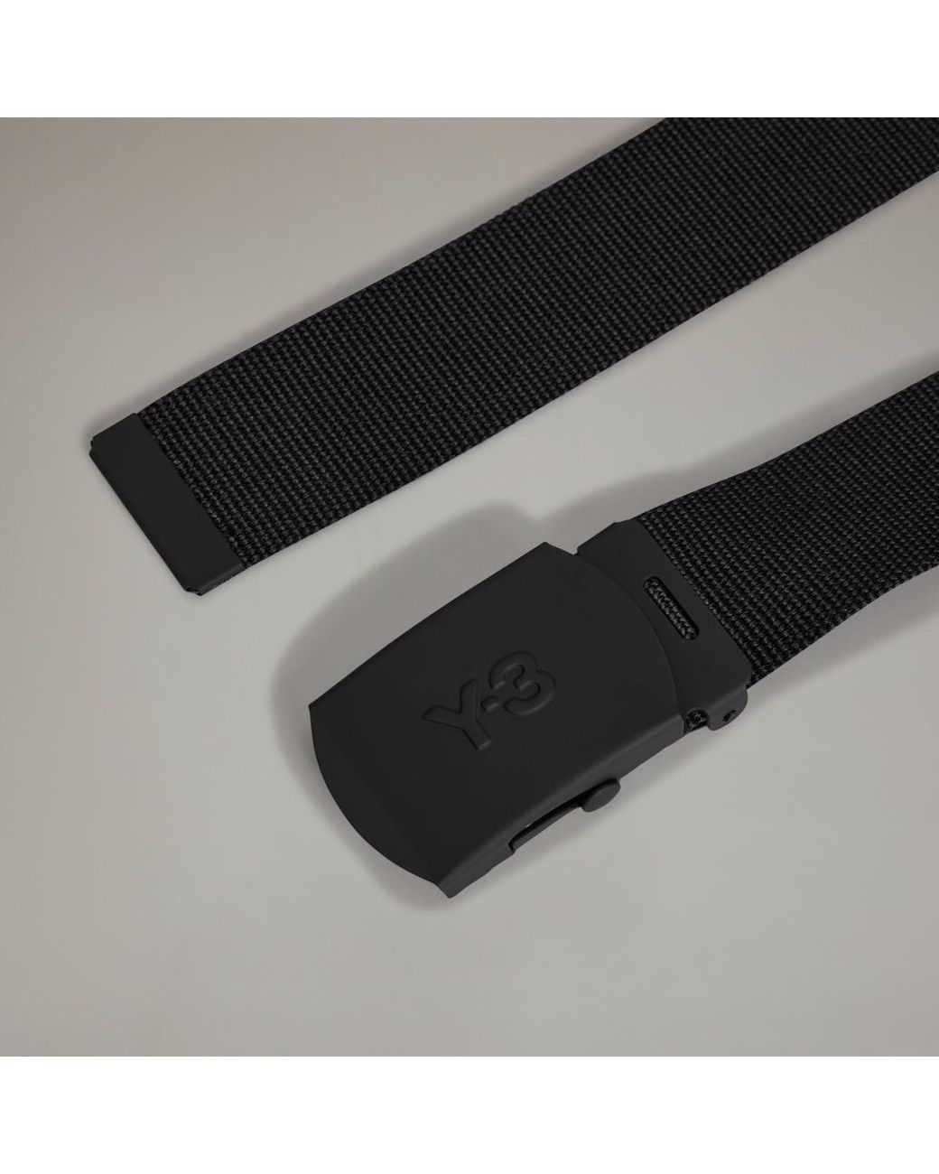 Adidas Black Y-3 Classic Logo Belt
