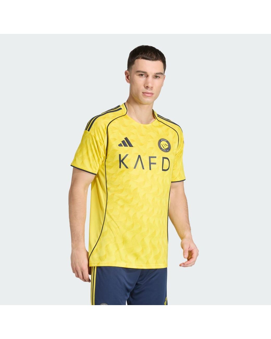 Adidas Yellow Al Nassr Fc 25/26 Home Jersey for men