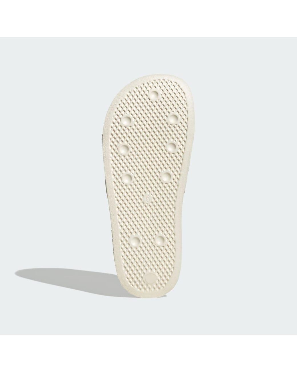 Adidas White Adilette Lite Slides