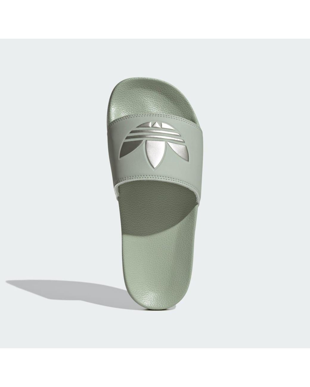 Adidas Green Adilette Lite Slides