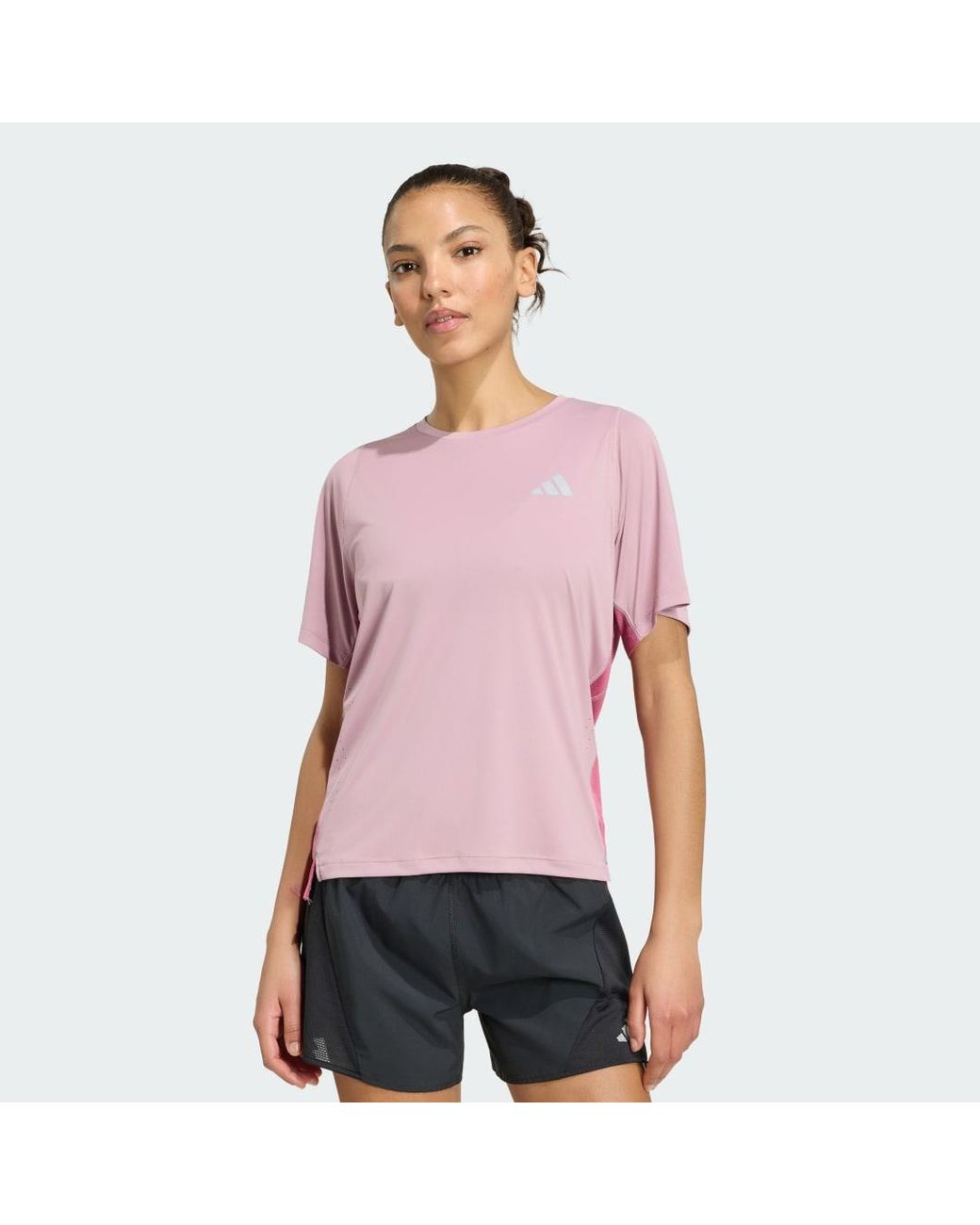 Adidas Red Adi365Breeze Running T-Shirt
