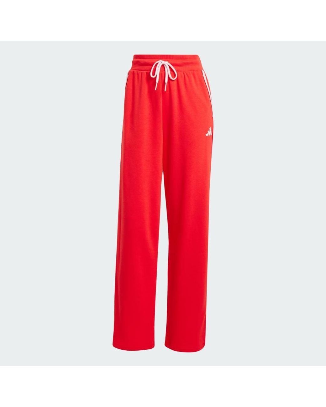 Adidas Red Essentials Color Pop French Terry Pants