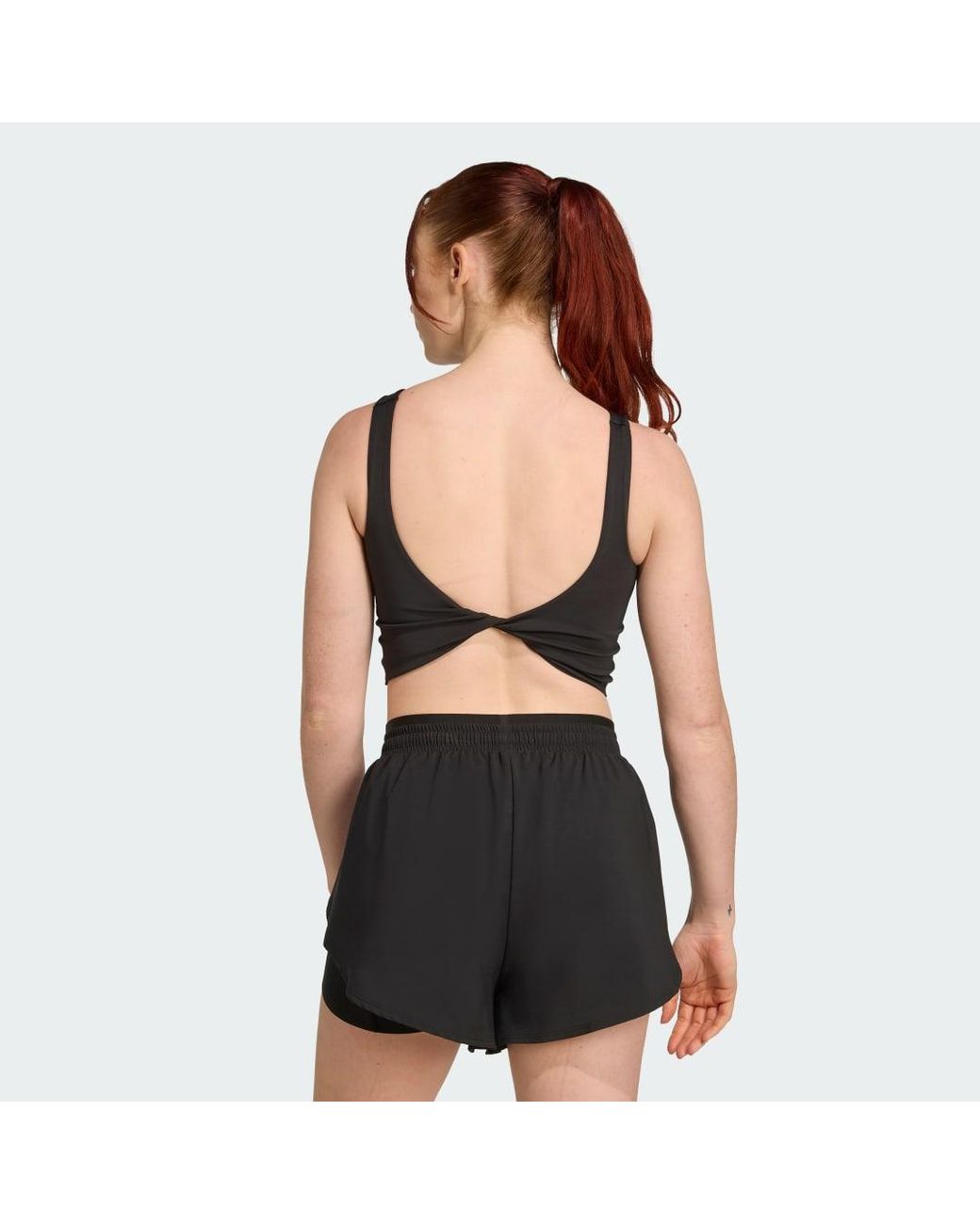 Adidas Black Power Light Support Bra Tank Top
