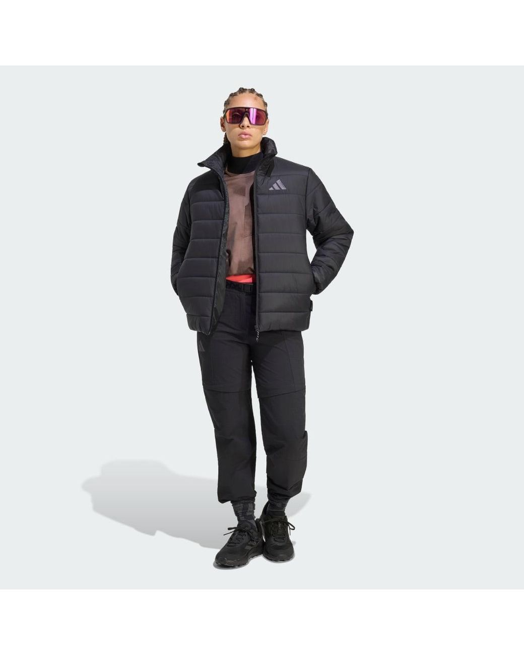 Adidas Black Terrex Multi Essentials Insulated Jacket