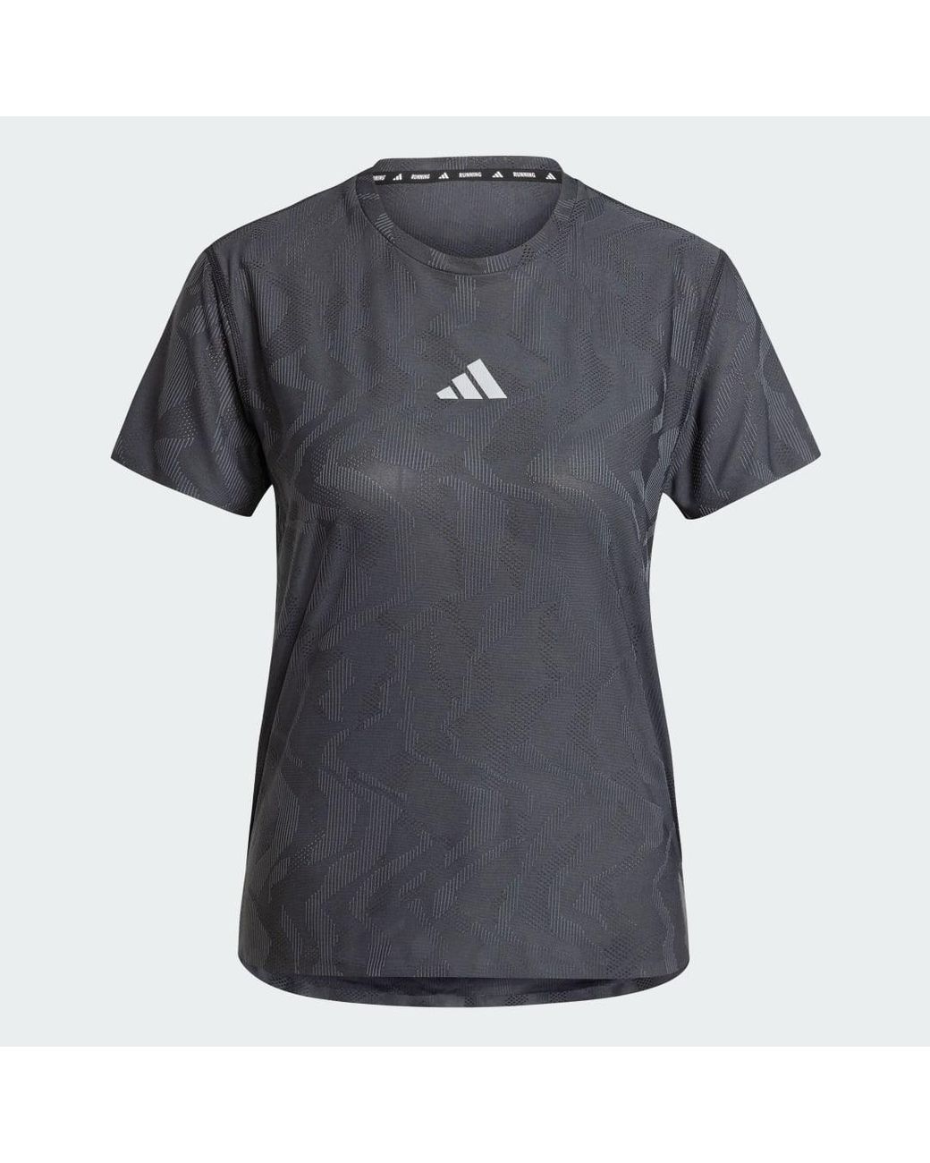 Adidas Blue Ultimate Running Engineered Tee Climacool