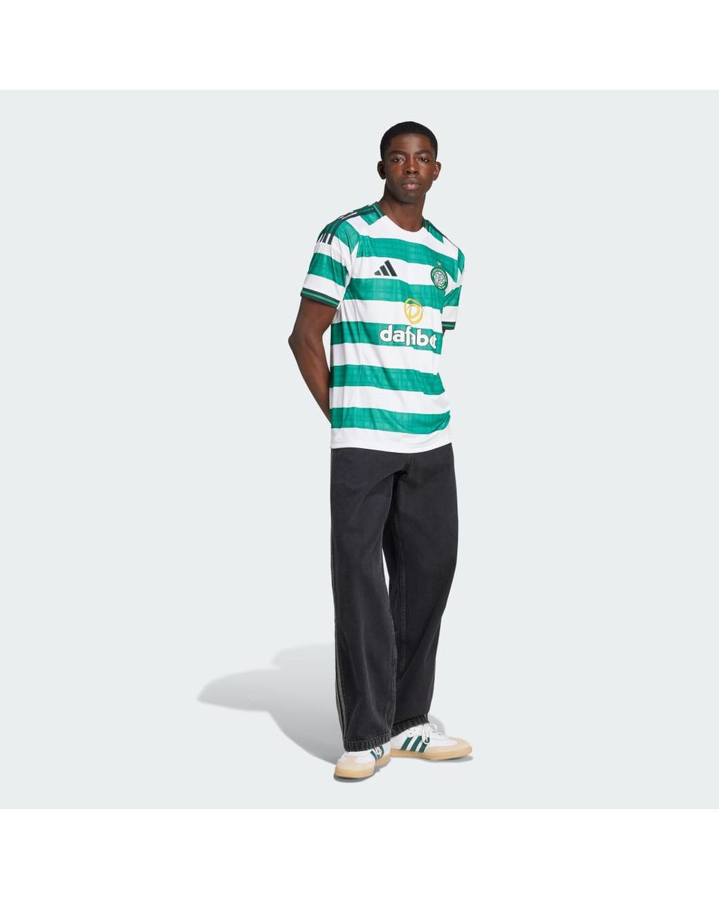 Adidas Green Celtic Fc 25/26 Home Jersey for men