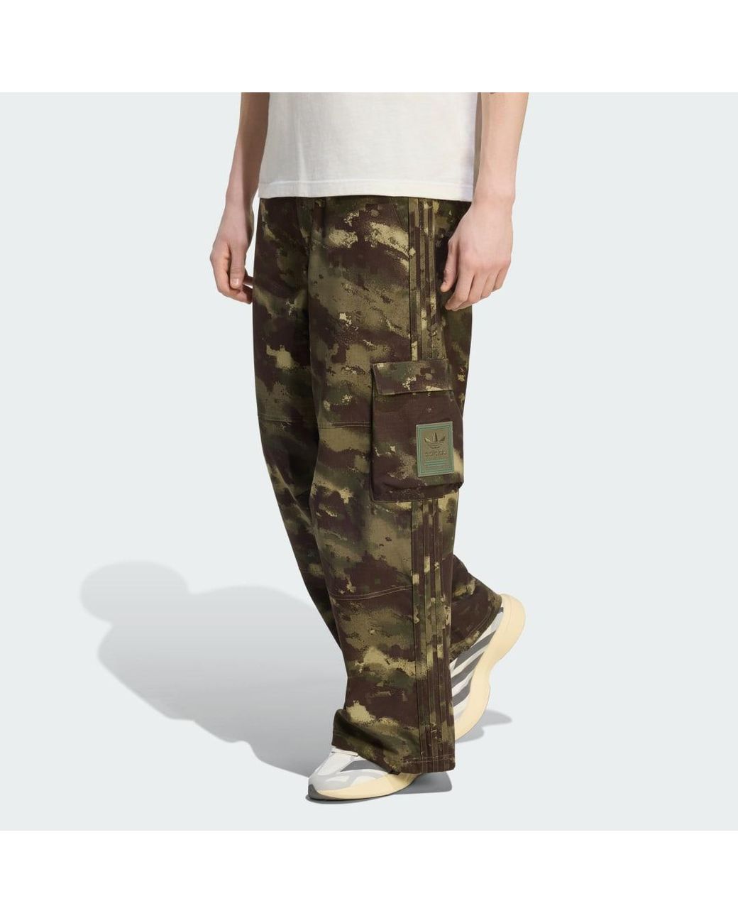 Adidas Green Camo Pants for men