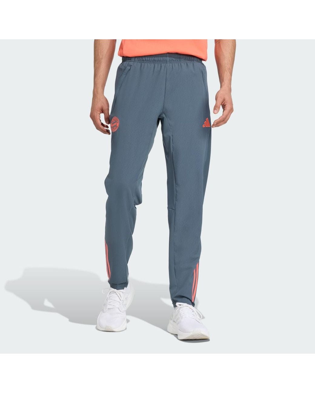 Adidas Blue Fc Bayern Tiro 25 Competition Presentation Tracksuit Bottoms for men