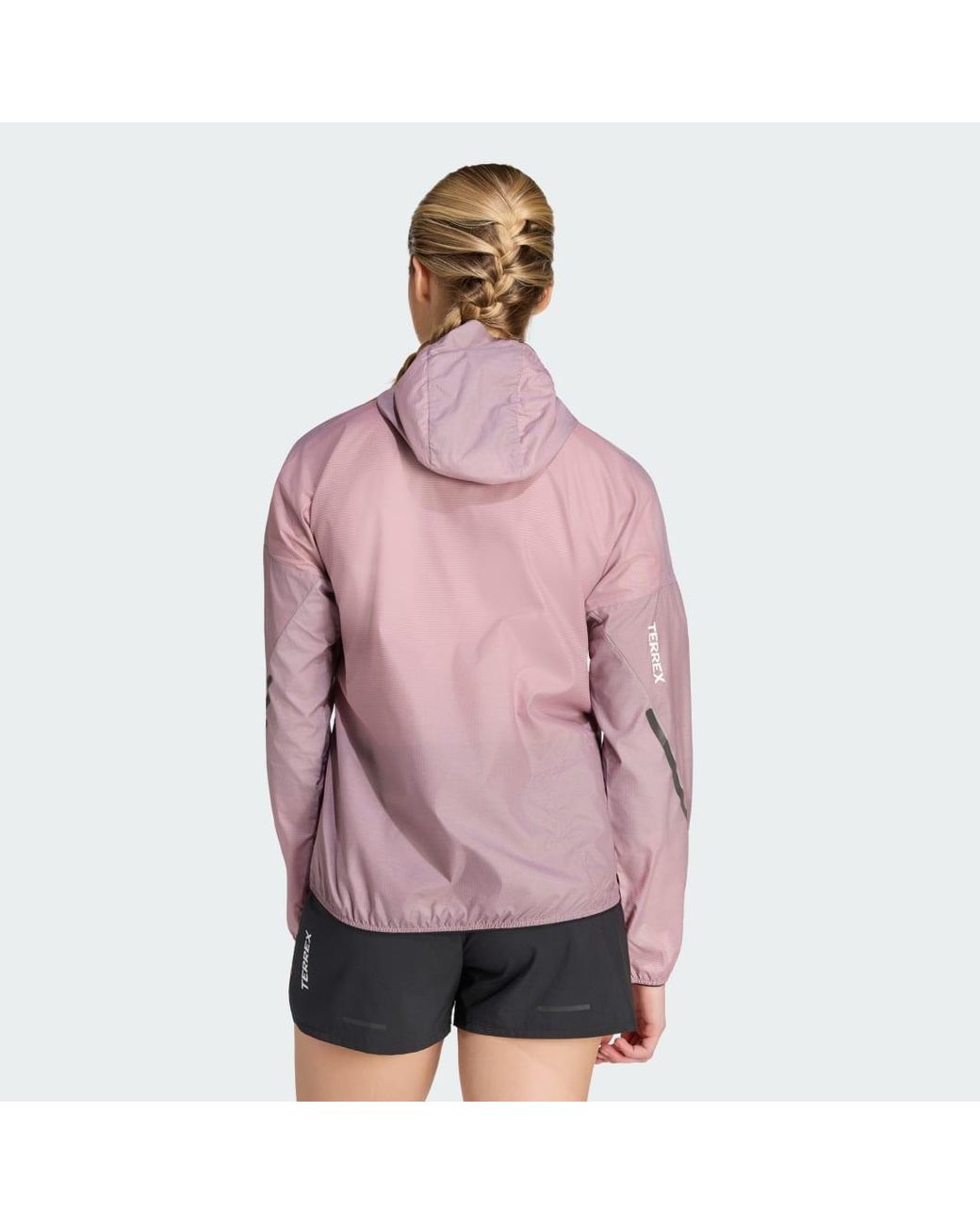 Adidas Originals Purple Jacket Adidas Terrex Xperior Clima365 Light Windweave Jacket Magic Mauve