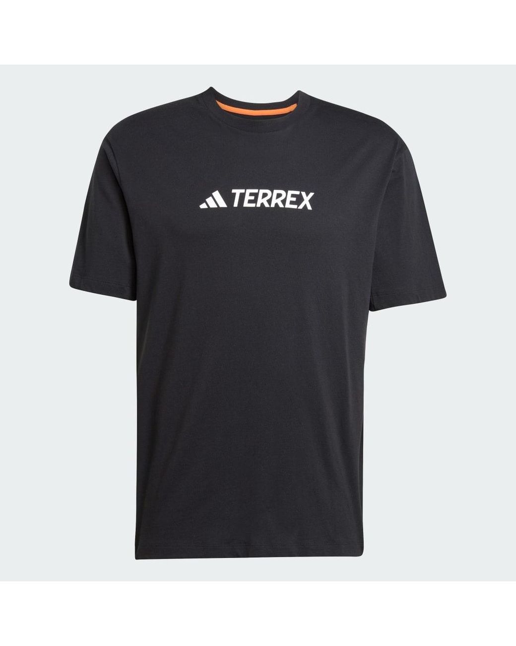Adidas Black Terrex Classic Logo Tee for men