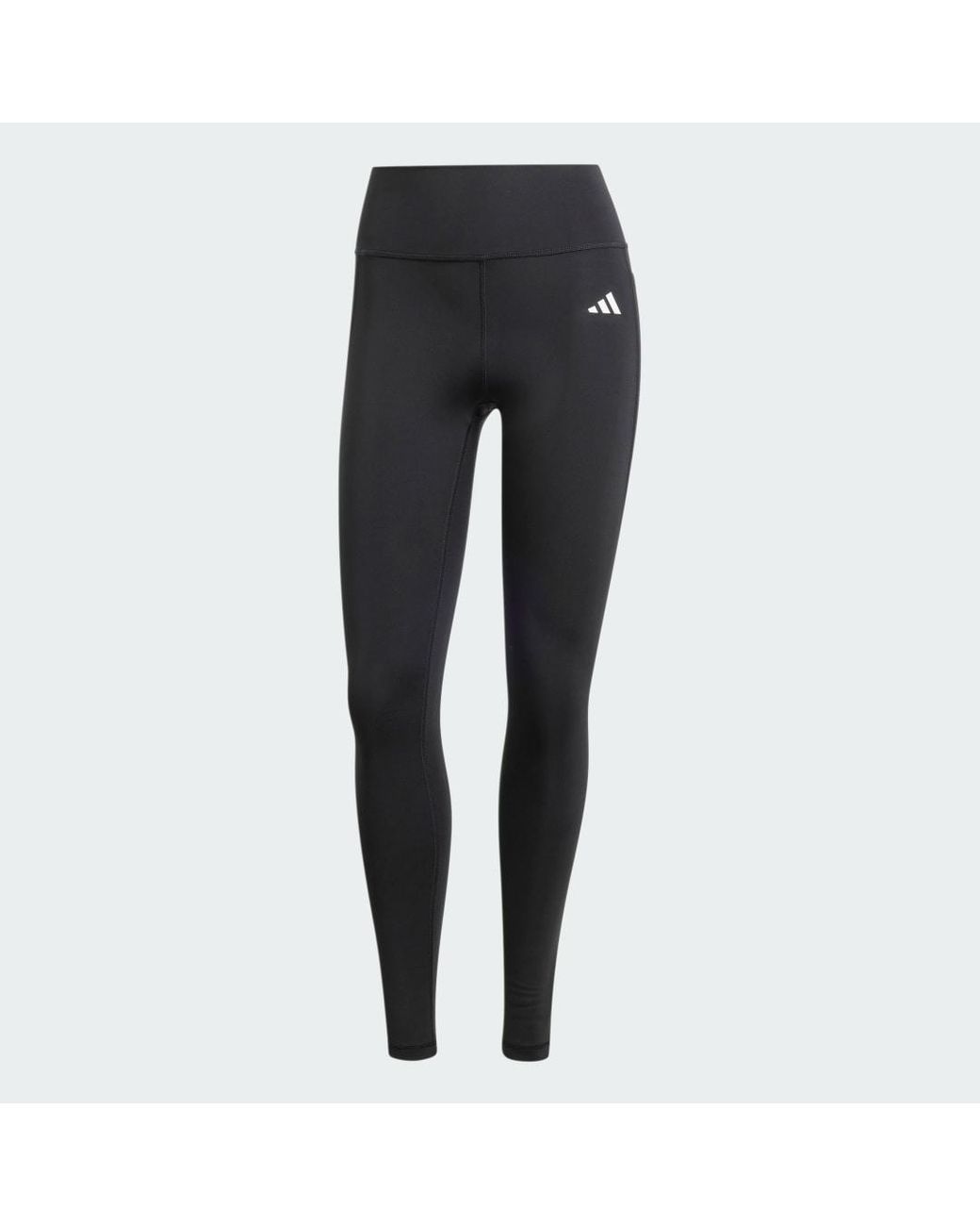 Adidas Black Optimé Essentials Stash Pocket Full-Length Leggings