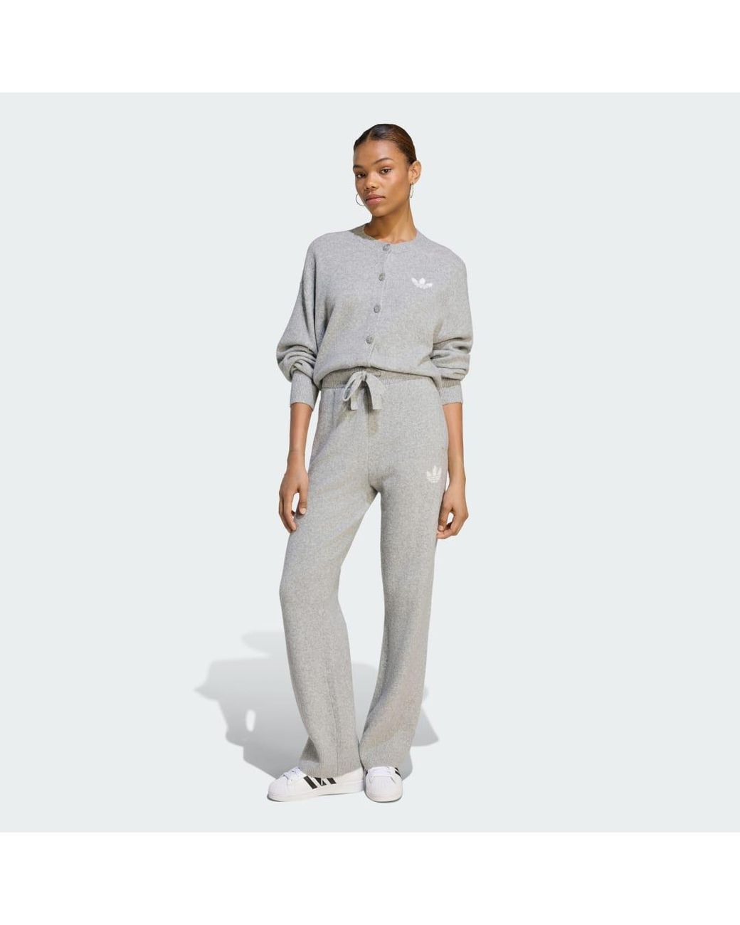 Adidas Gray Essentials Knit Pant