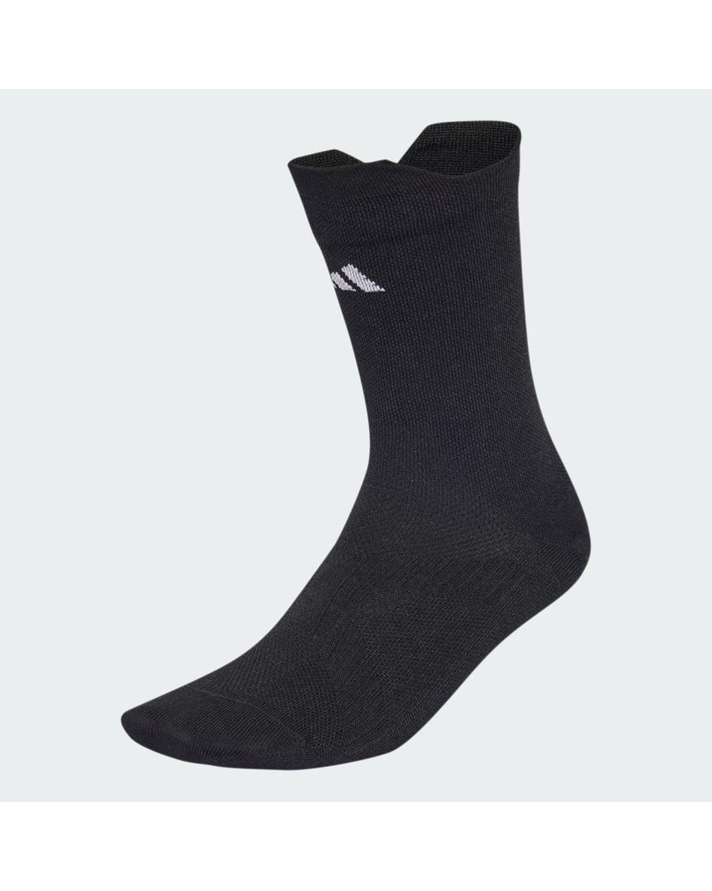 Adidas Black Running Message Crew Sock