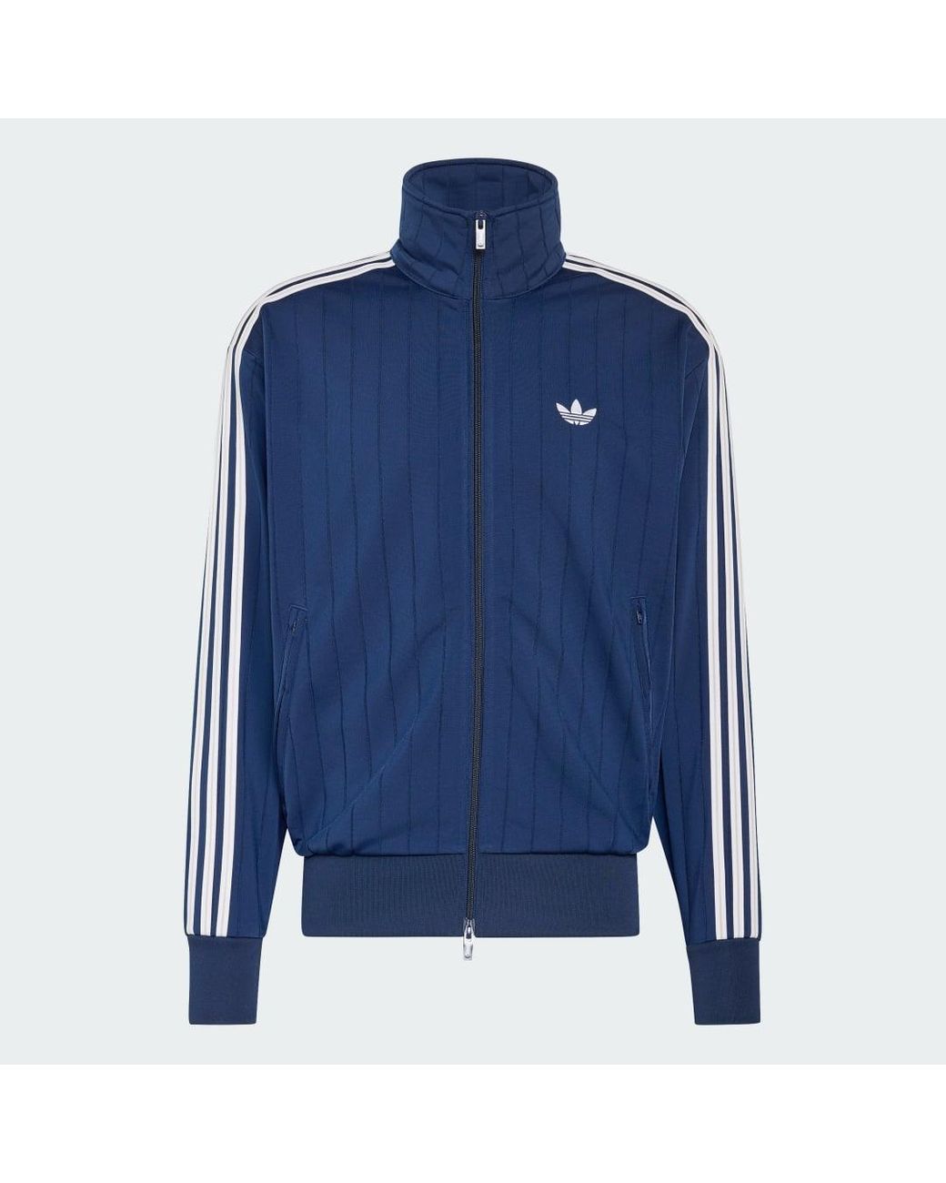 Adidas Originals Blue Sweatshirt Adidas Firebird Drop Needle Track Top for men