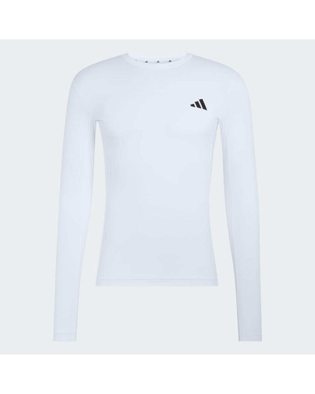 Adidas White Primelift Essentials Workout Long Sleeves T-Shirt for men
