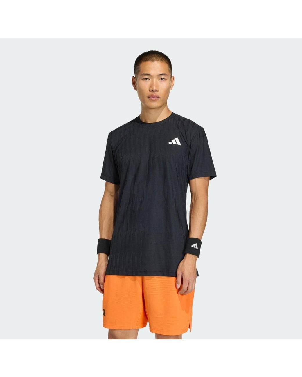 Adidas Blue Tennis Climacool+ Airchill Freelift T-Shirt for men