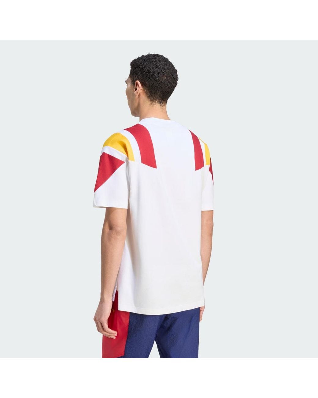 Adidas White As Roma Eqt T-Shirt for men