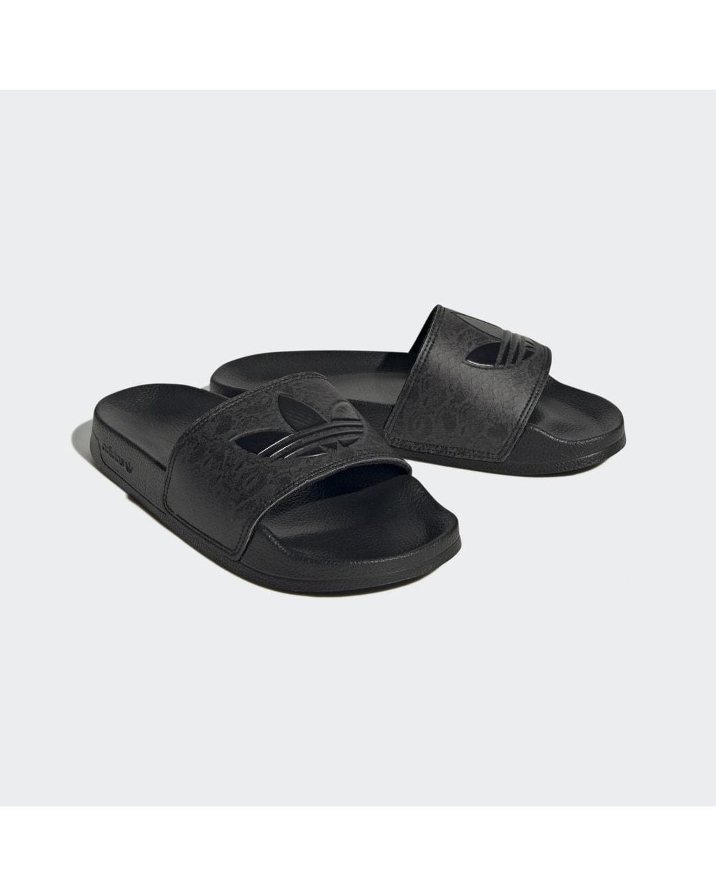 Adidas Black Adilette Lite Slide Sandals