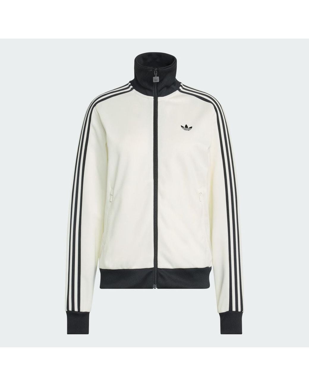 Adidas White Classic Track Tops