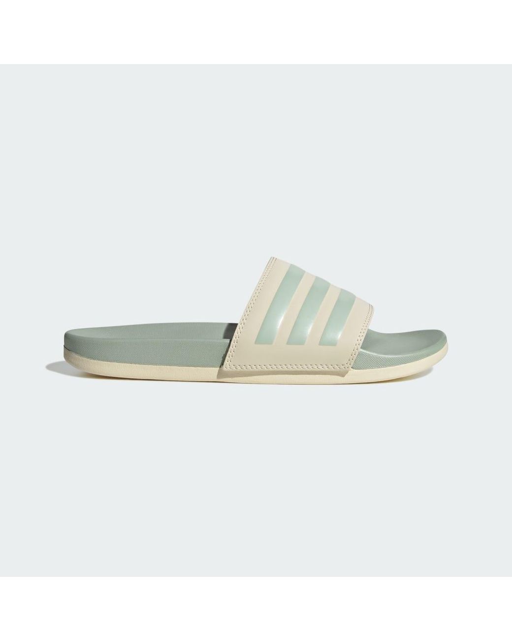 Adidas Green Adilette Comfort Slides