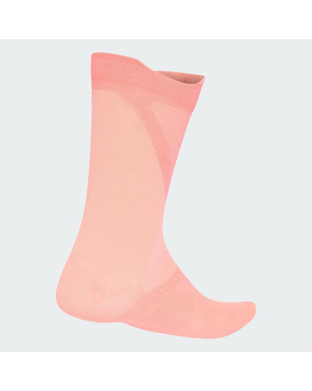 Adidas Pink Running Light Crew Sock